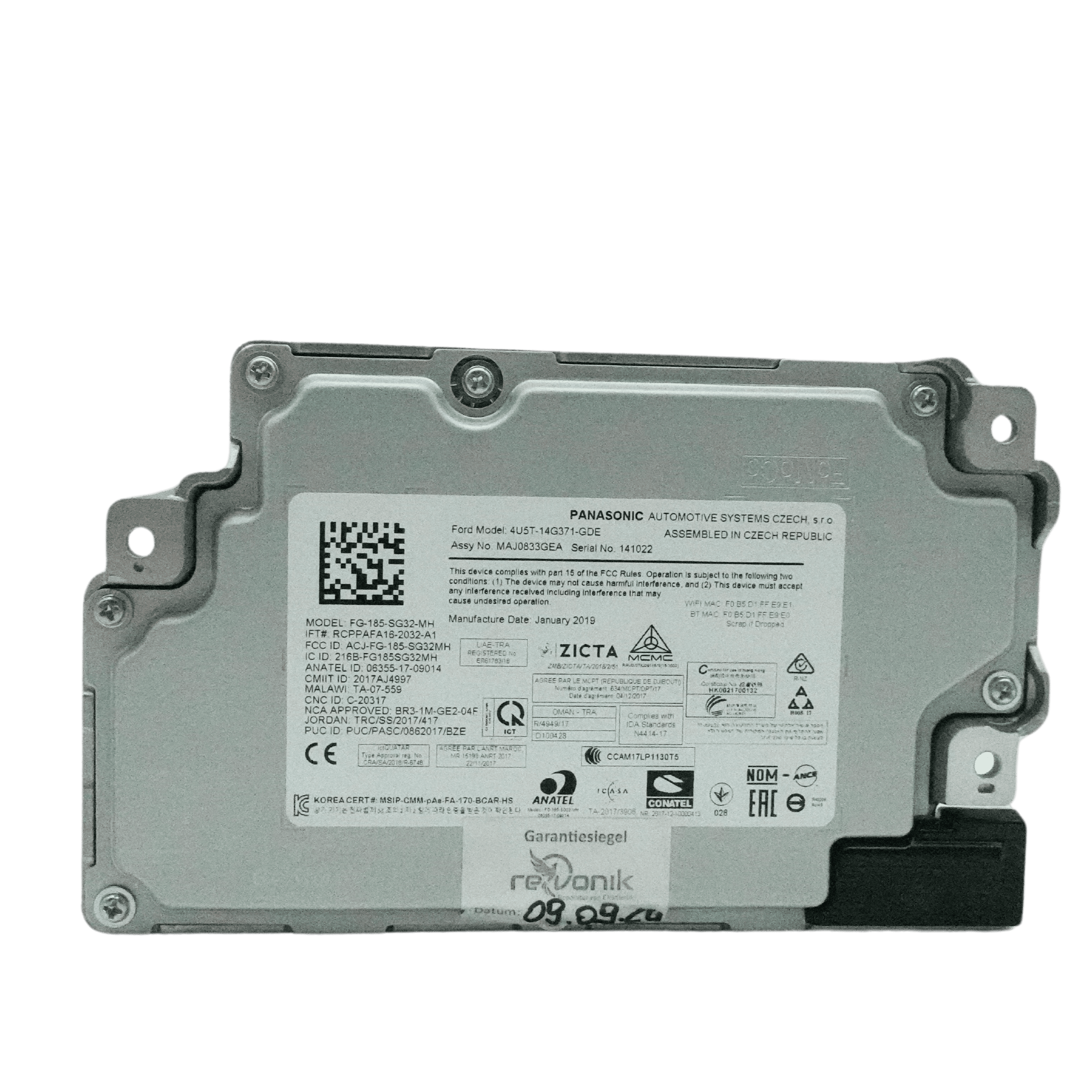 Navigationsgerät SYNC 3 – Reparatur bei Revonik