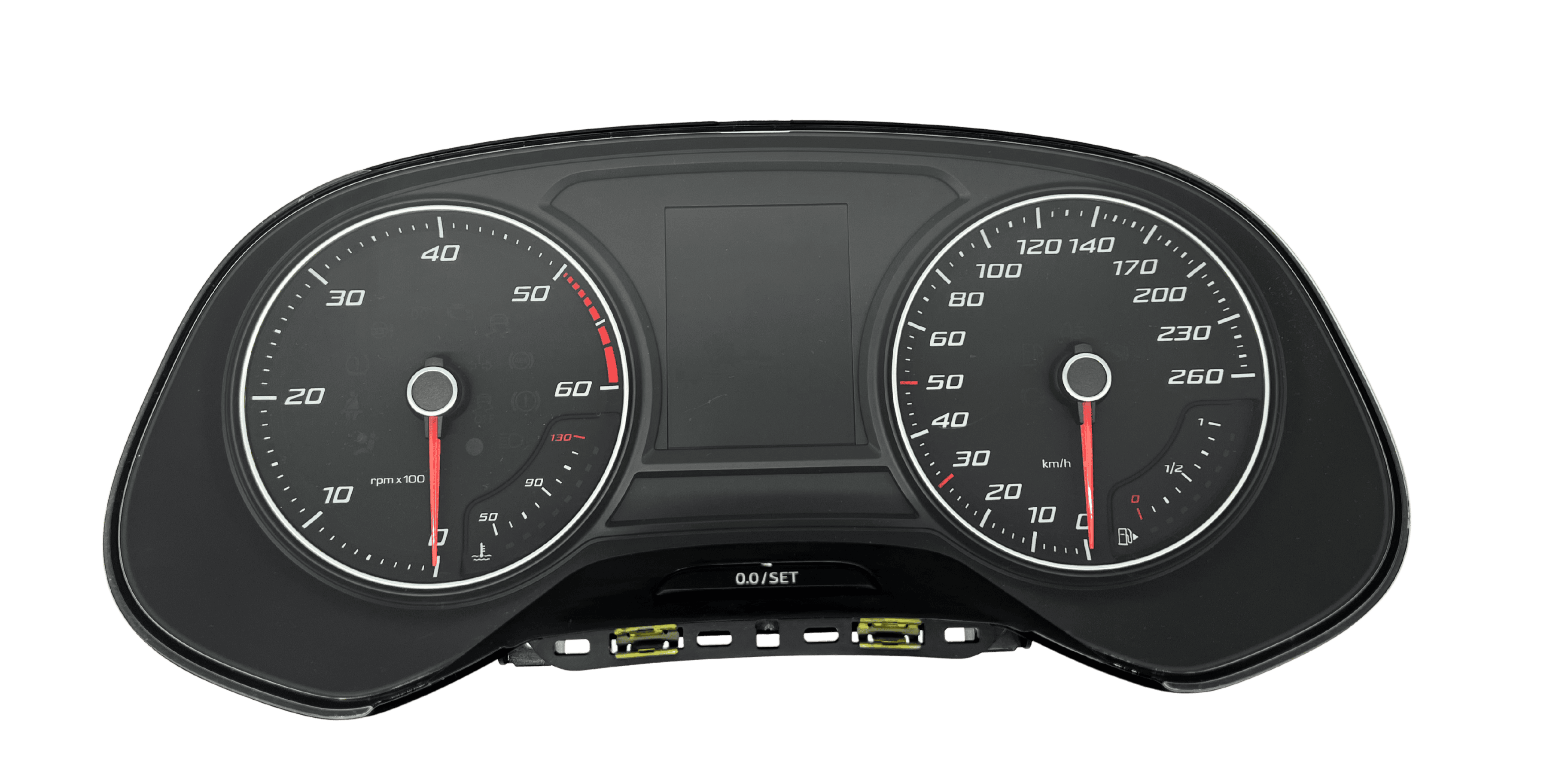 Seat Leon III 5F Kombiinstrument Reparatur – Revonik GmbH behebt zuverlässig Pixelfehler, Displayausfall, defekte Anzeigen und elektronische Störungen am Kombiinstrument